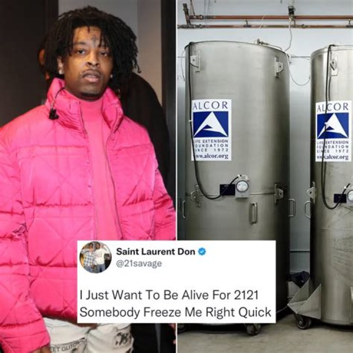 21 Savage Wants His Body Frozen Until 2121