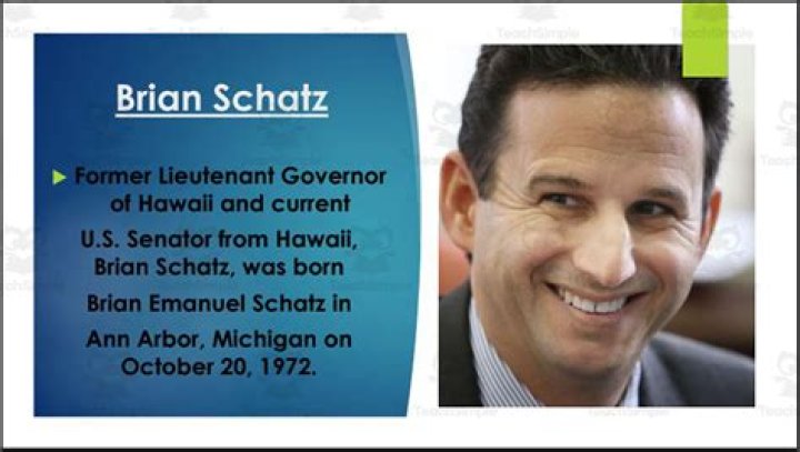 Brian Schatz Biography, Age, Height, Wife, Net Worth, Family