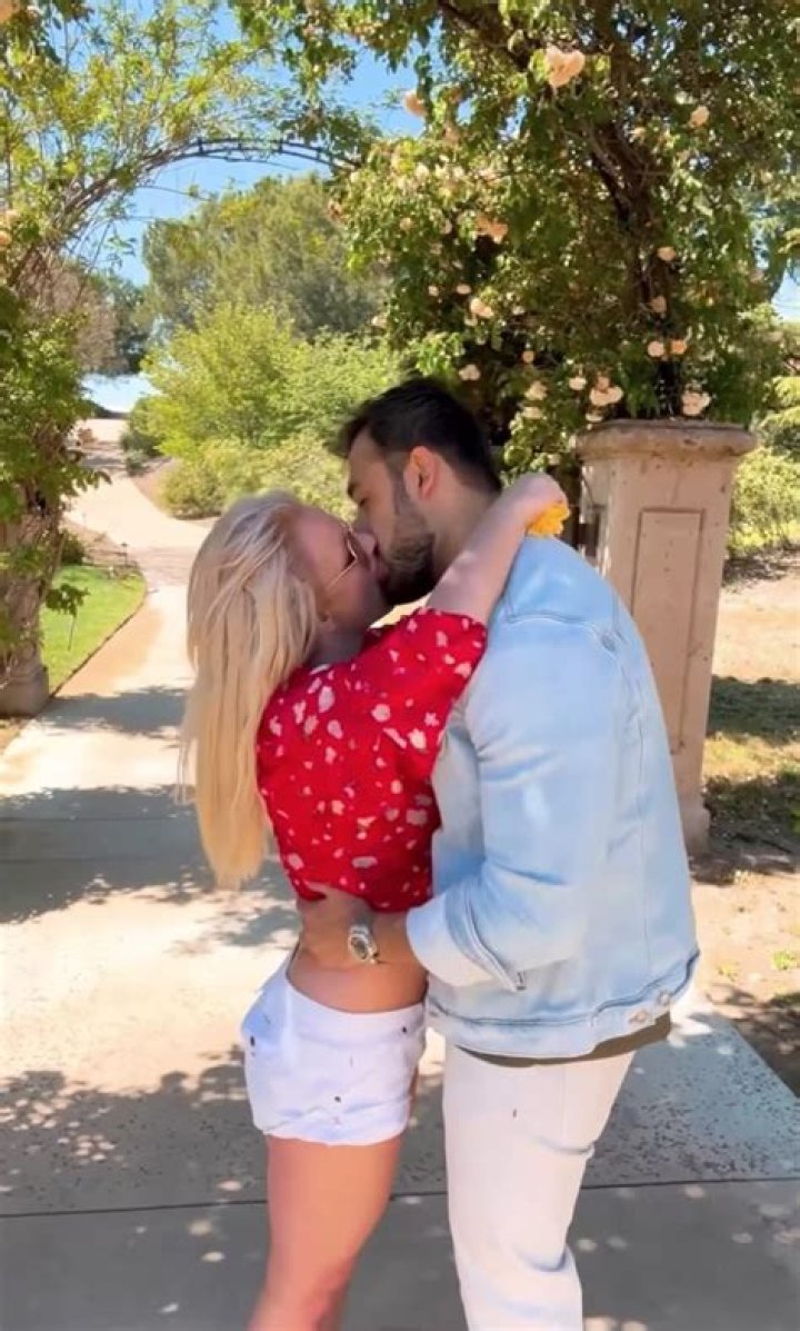 Britney Spears and Husband Sam Asghari Share Passionate NSFW On-Camera Kiss Amid Split Rumors