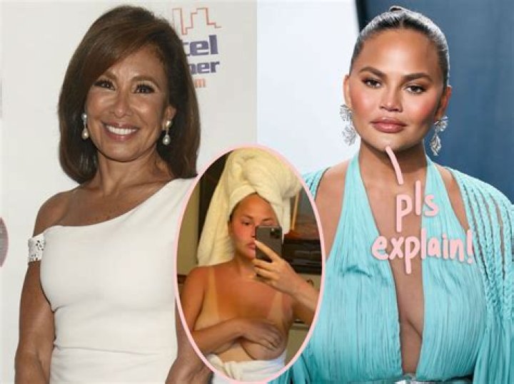 Chrissy Teigen Jokingly Calls Out Jeanine Pirro for Having a Photo of Her Boobs on Her Phone