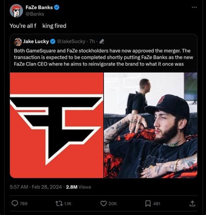 FaZe Banks Becomes FaZe Clan CEO