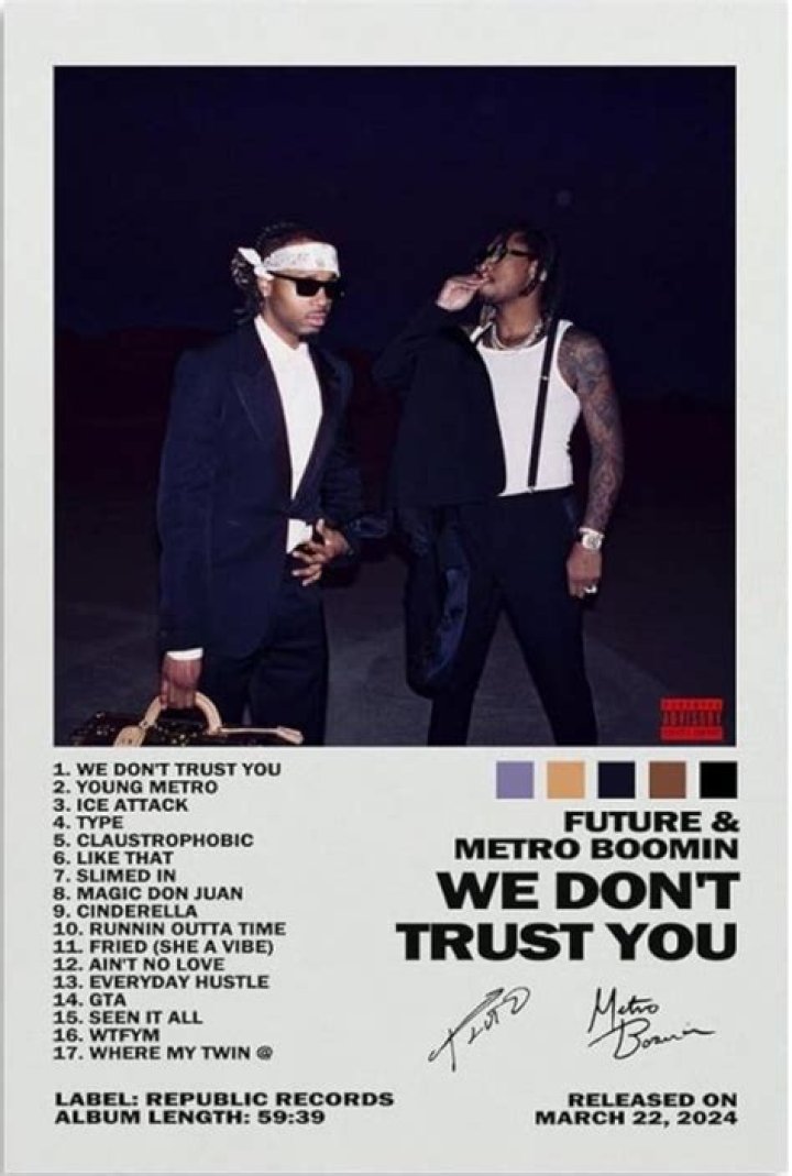 Future & Metro Boomin "WE DON'T TRUST YOU" Album Review