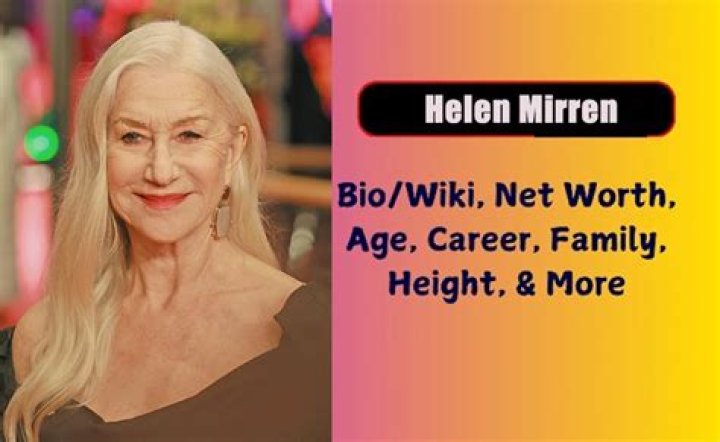 Helen Mirren parents: Who are her father and mother?