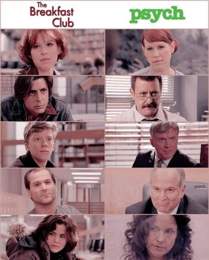 How many actors from The Breakfast Club were on Psych?