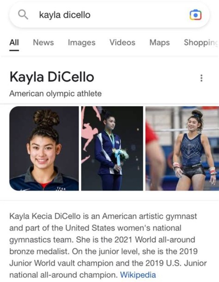 Kayla DiCello (Gymnast) - Age, Birthday, Bio, Facts, Family, Net Worth, Height & More