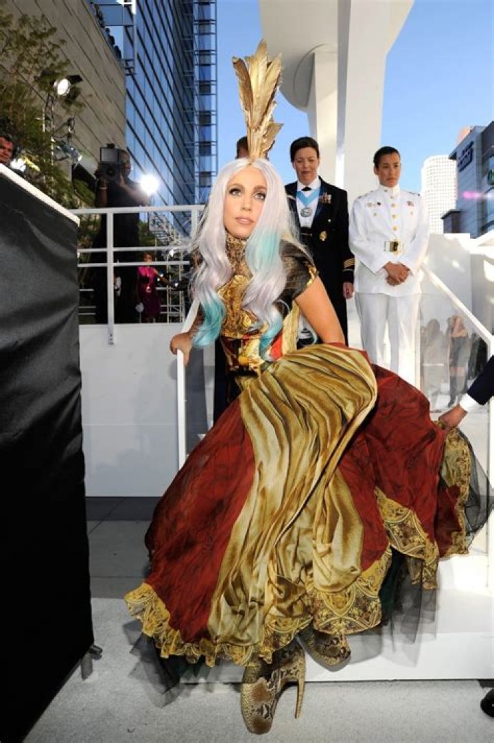 Lady Gaga Flashes Both Her Nipples and Her Underwear in Racy Gown!