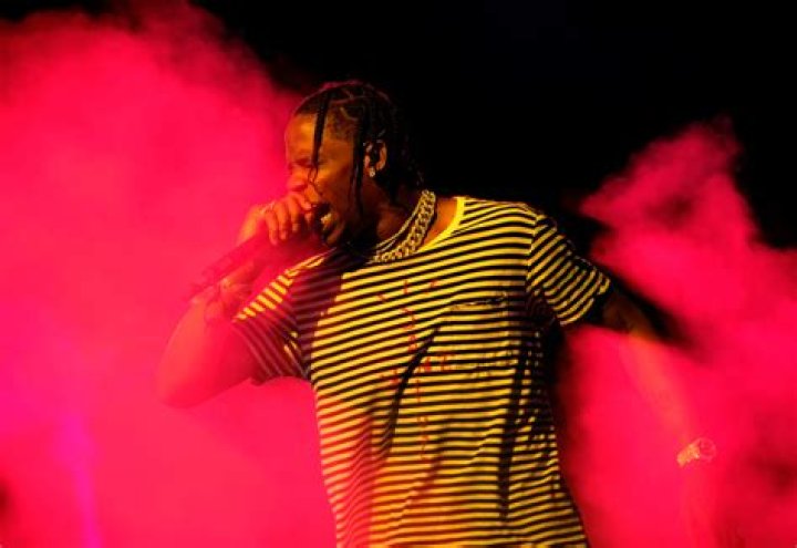 Massive Travis Scott Head Installed Atop Landmark Music Shop In Hollywood