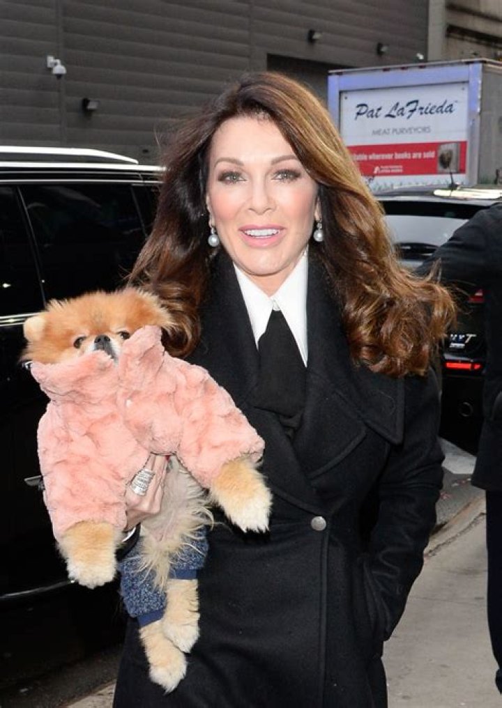 Pampered Pooch! Lisa Vanderpump’s Furry Friend Rocks Pink Faux Fur In NYC