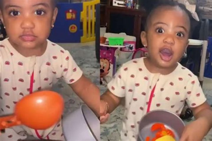 Porsha Williams’ Daughter, PJ Gives Daddy A Run For His Money – See Her Photo!