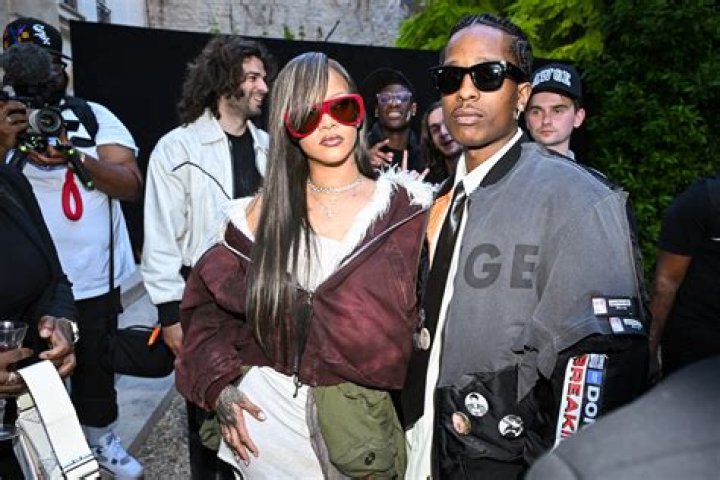 Rihanna & A$AP Rocky Take Their Son Out For Dinner