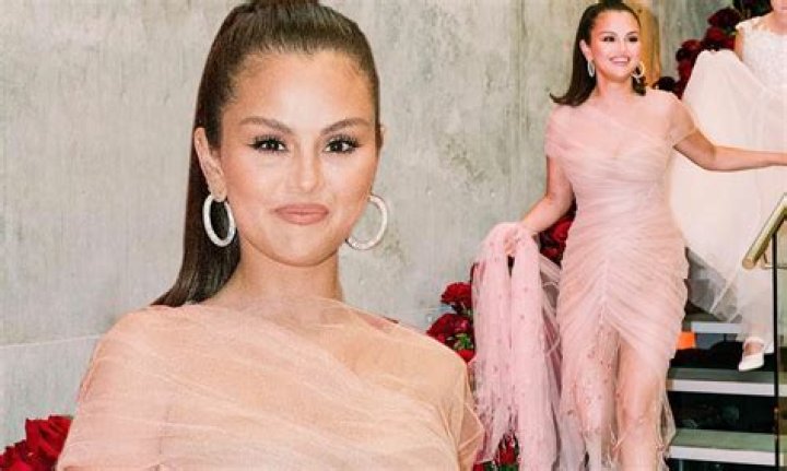 Selena Gomez Wore A Sheer Pink Gown For Her 30th Birthday And Fans Can’t Get Enough Of It