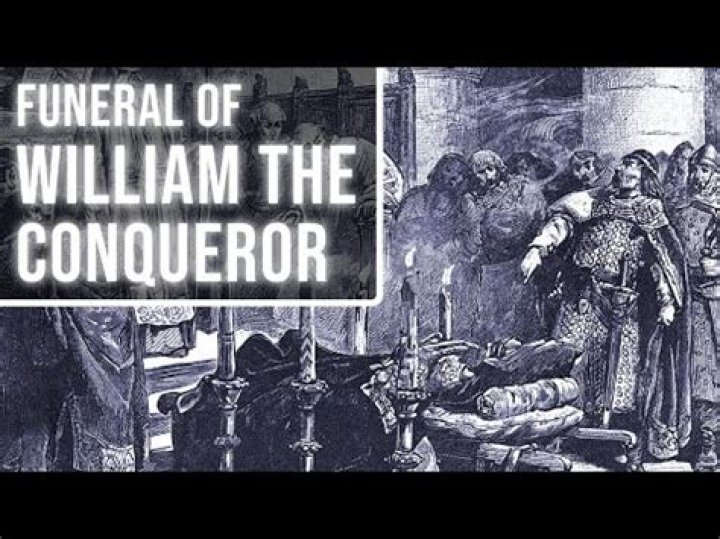 What happened at William the Conqueror’s funeral?