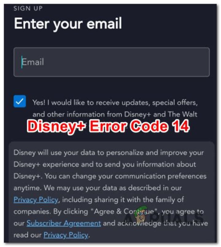 Why am I getting an error message on Disney Plus?