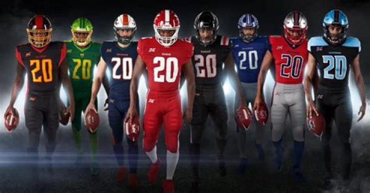 XFL Unveils Jerseys & Helmets For The Eight Inaugural Teams